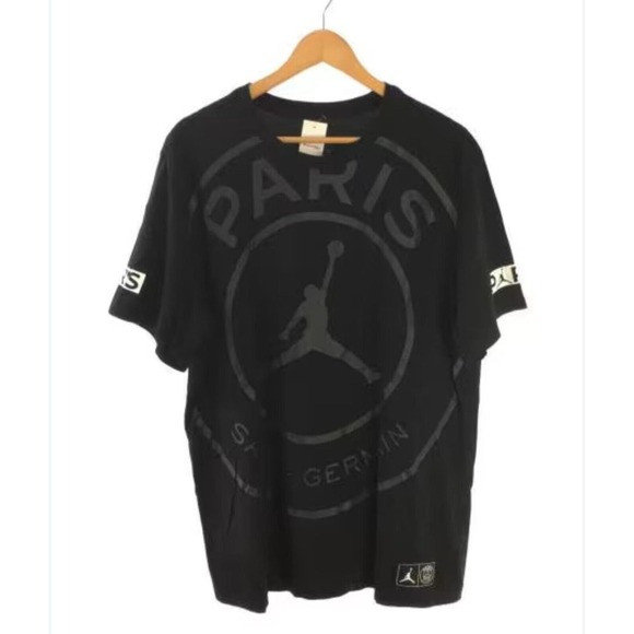 Jordan PSG Paris Saint-Germain SS Logo T-Shirt Men’s Size Large - Picture 5 of 10